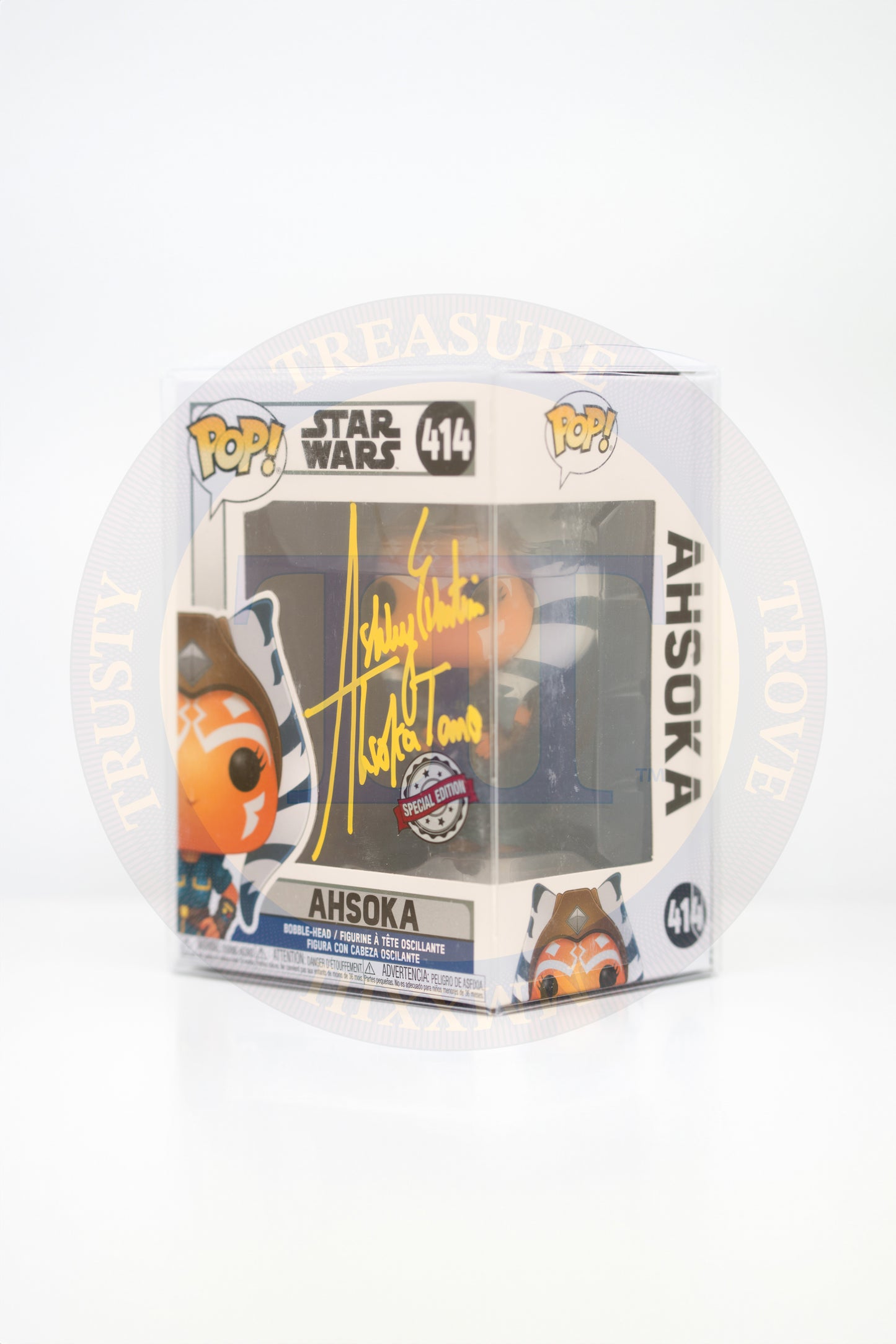 Funko POP! Star Wars #414: Ahsoka in Jumpsuit - Signed by Ashley Eckstein