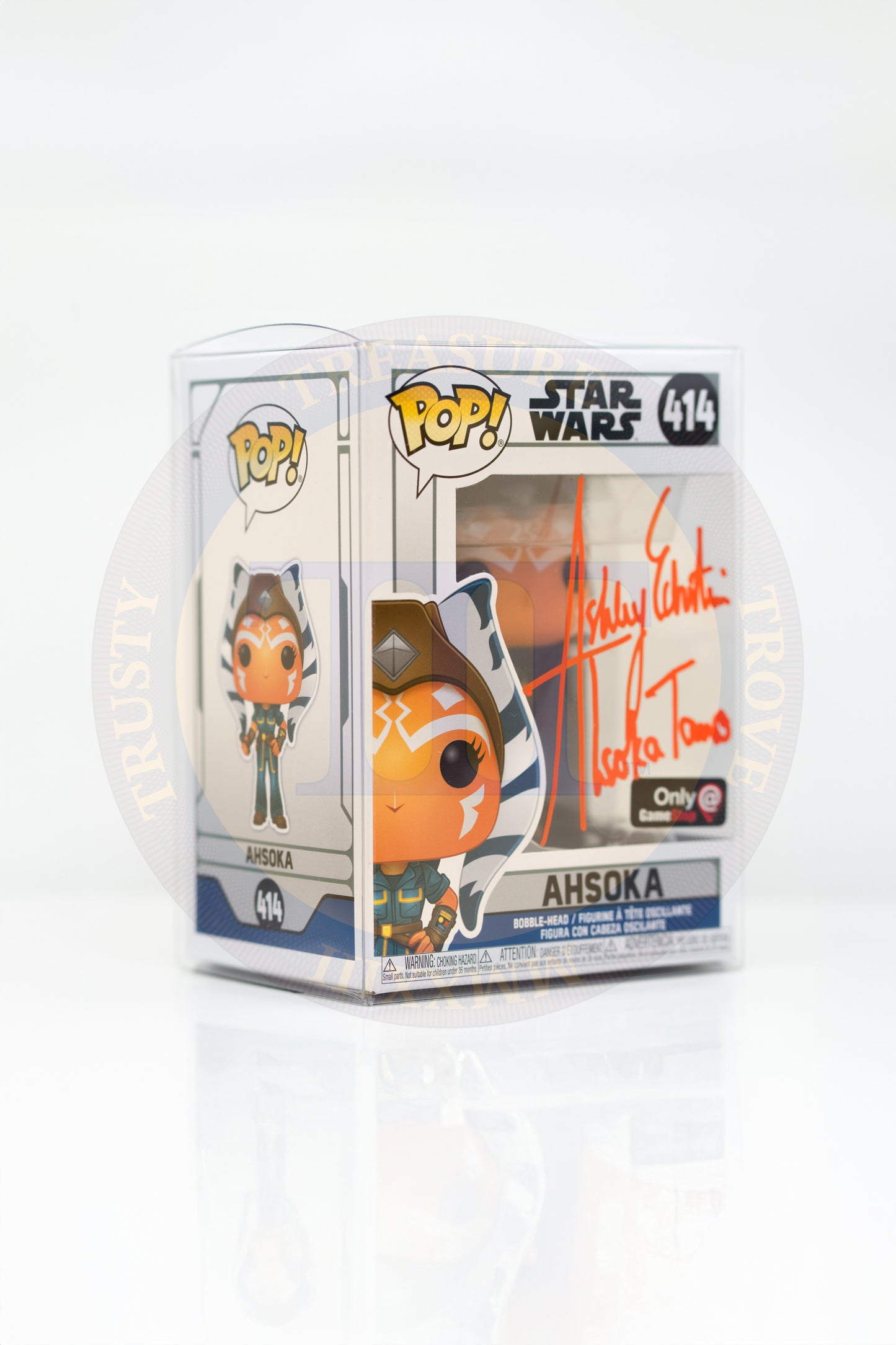 Funko POP! Star Wars #414: Ahsoka in Jumpsuit - Signed by Ashley Eckstein