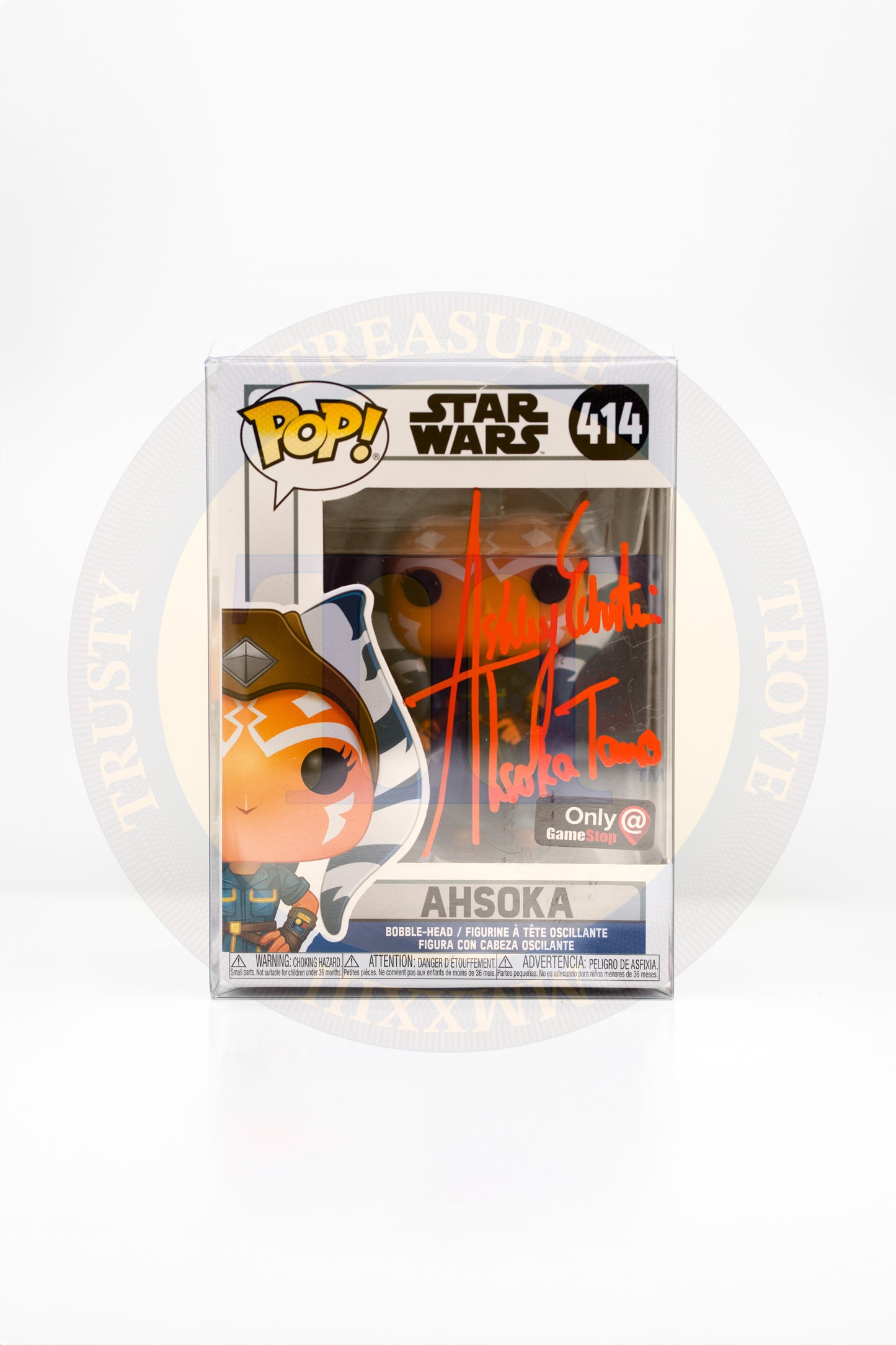 Funko POP! Star Wars #414: Ahsoka in Jumpsuit - Signed by Ashley Eckstein