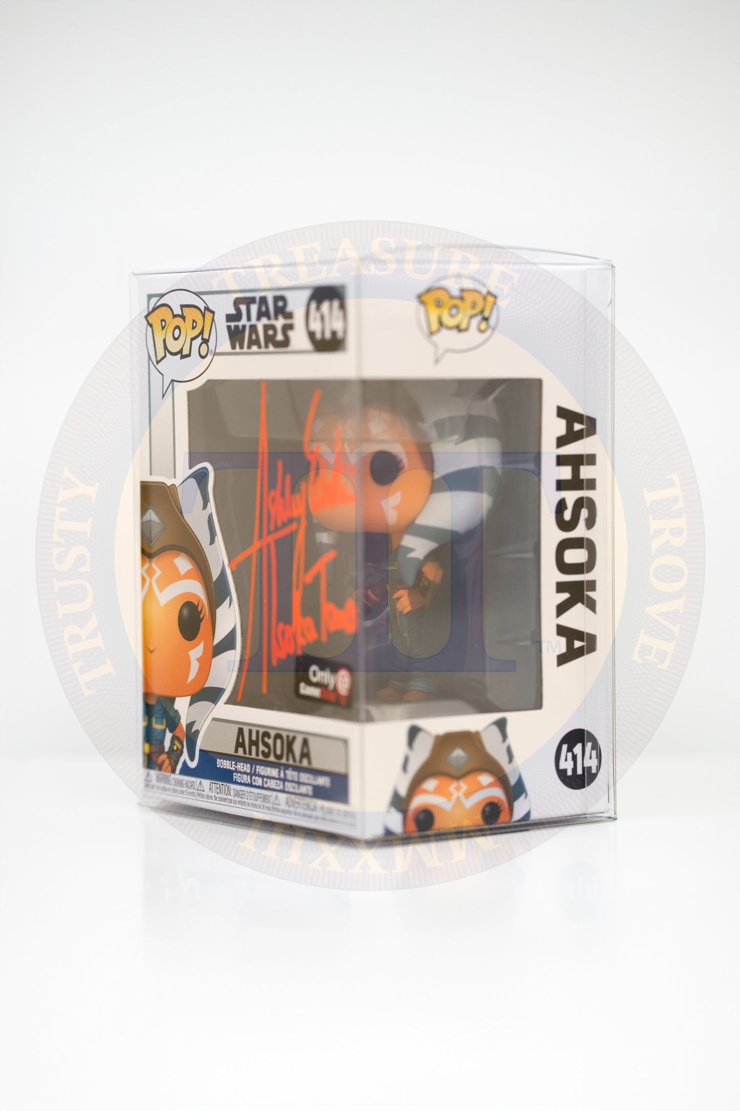 Funko POP! Star Wars #414: Ahsoka in Jumpsuit - Signed by Ashley Eckstein
