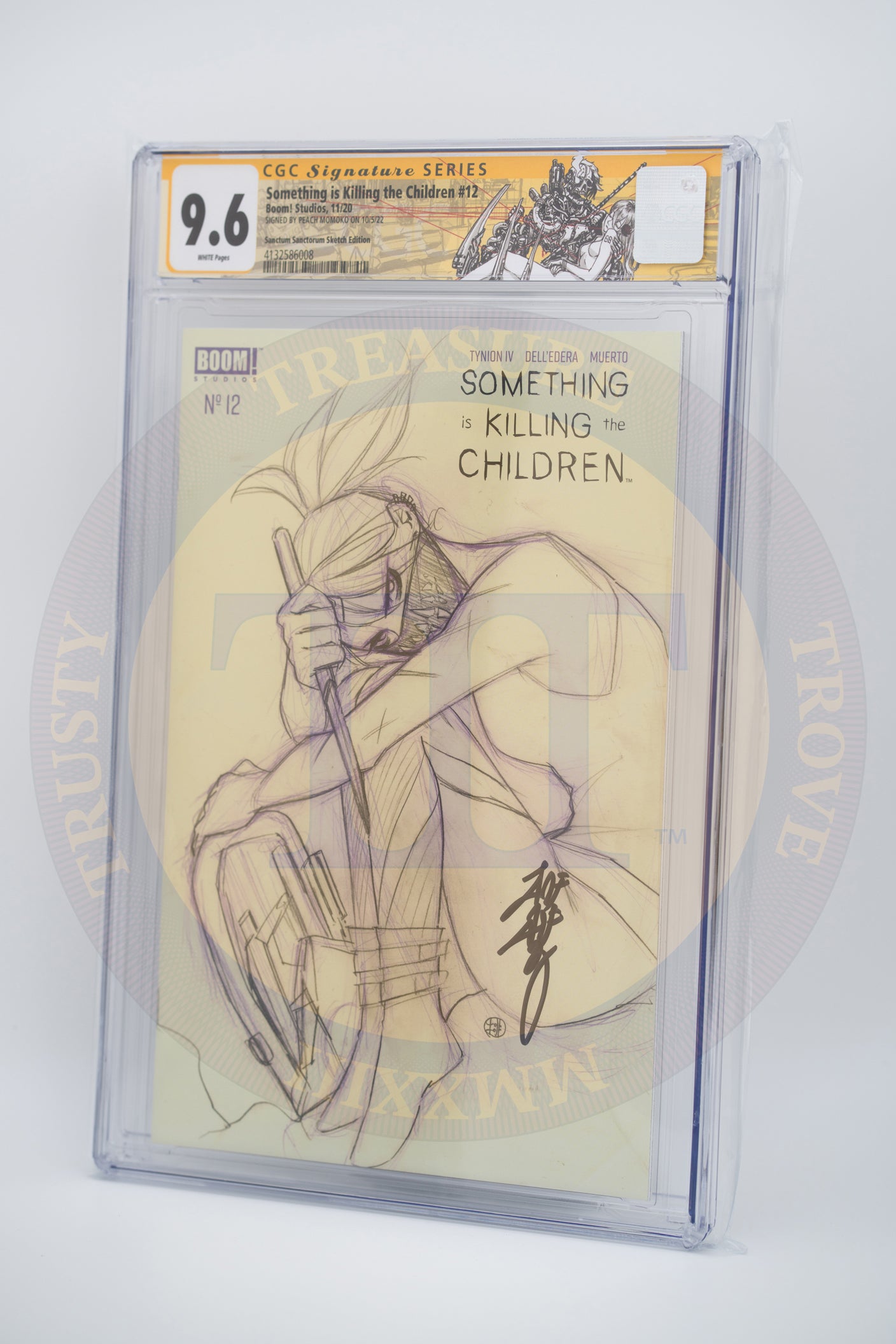 Something is Killing the Children (SIKTC) #12: Trade & Sketch Set CGC 9.8 - Signed by Peach Momoko