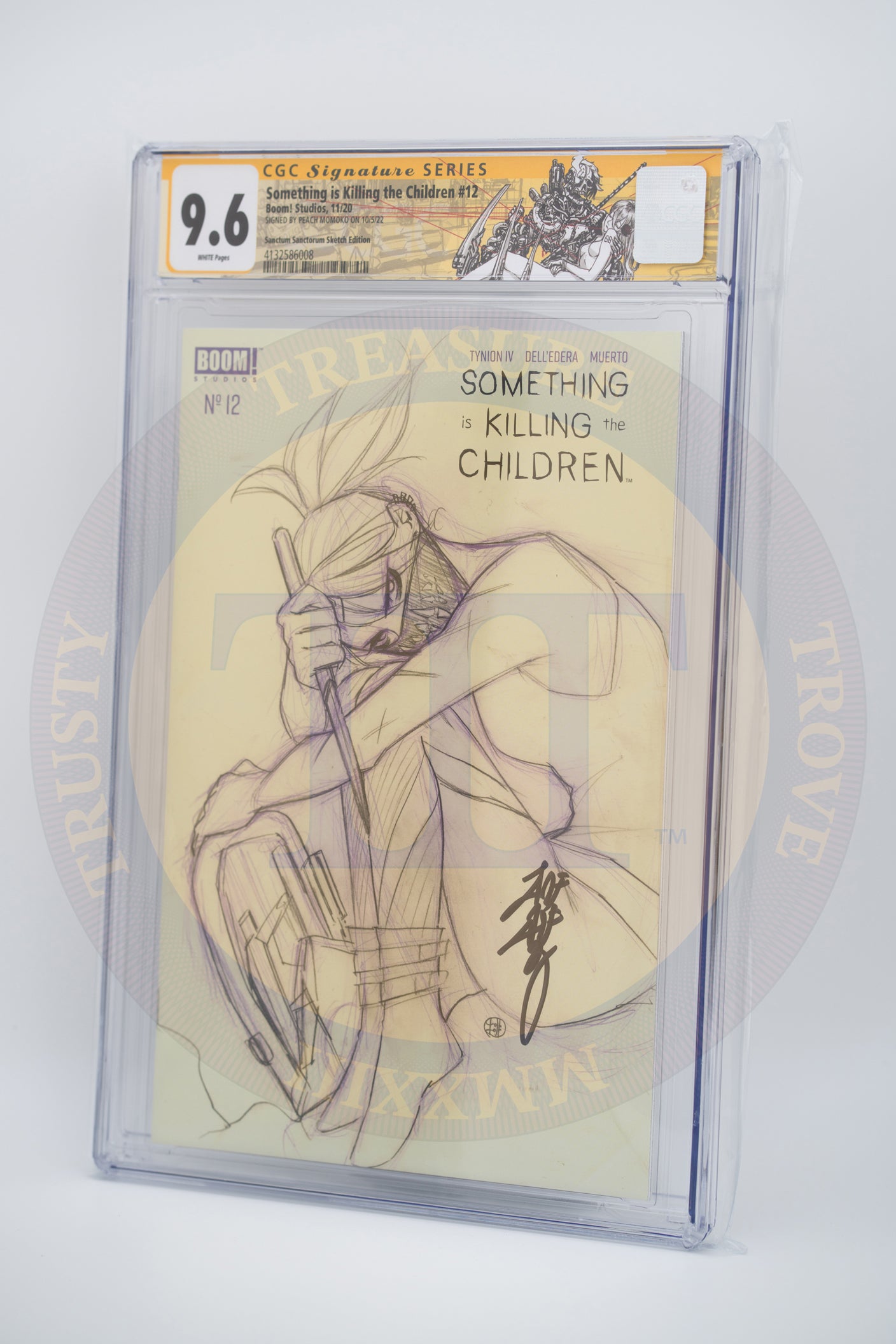 Something is Killing the Children (SIKTC) #12: Trade & Sketch Set  CGC 9.8 - Signed by Peach Momoko