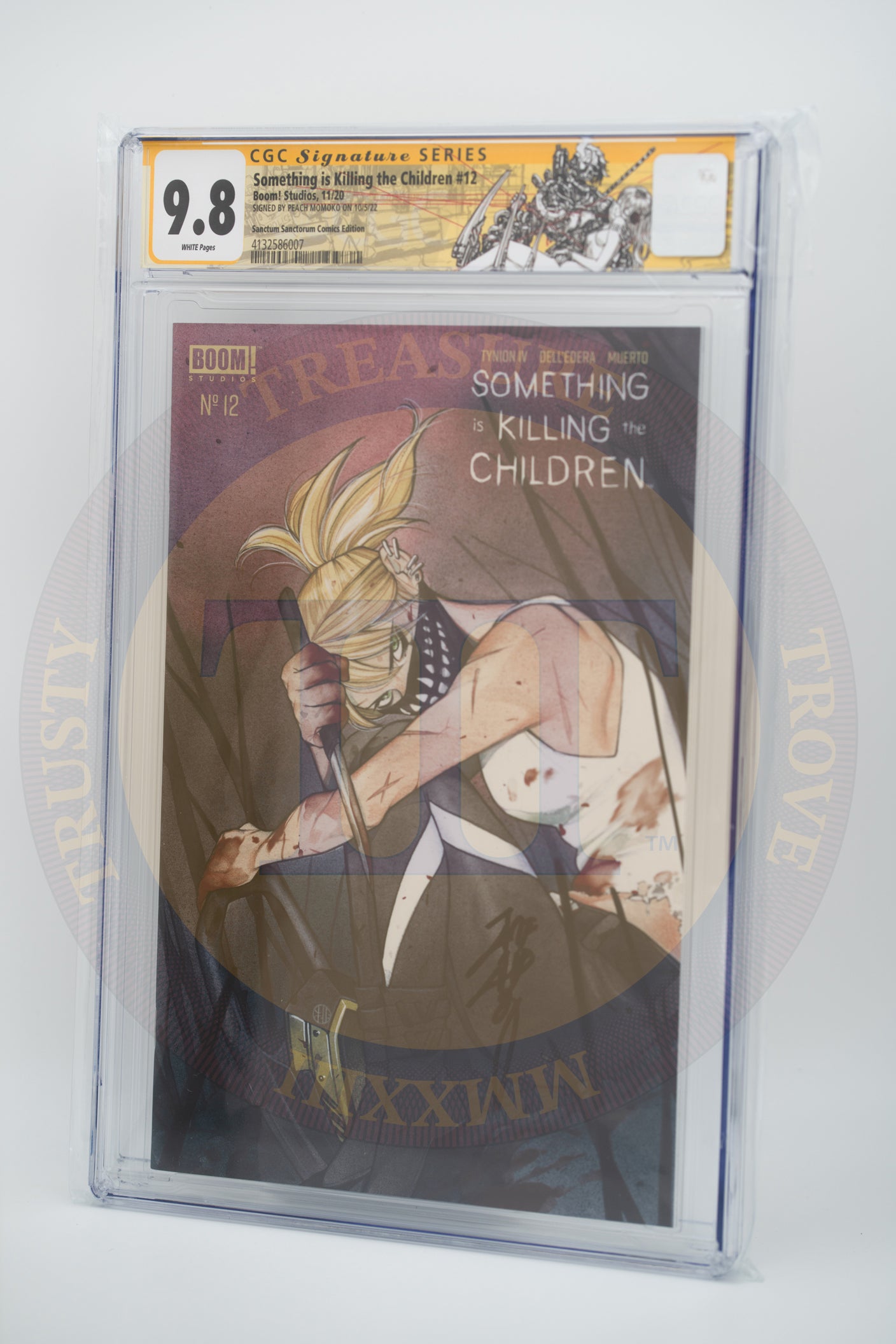 Something is Killing the Children (SIKTC) #12: Trade & Sketch Set  CGC 9.8 - Signed by Peach Momoko